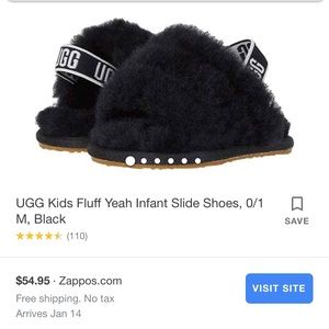 Infant Ugg baby slip on shoes